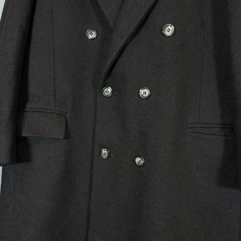Oakton Ltd. 44r black 100% pure wool coat jacket vintage